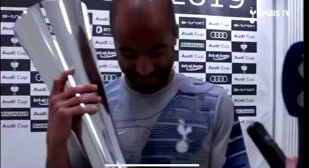 RT @Aubazettes_: Lucas Moura celebrating friendly game cup for Spurs like it was the World Cup 

https://t.co/2UGAcn762B