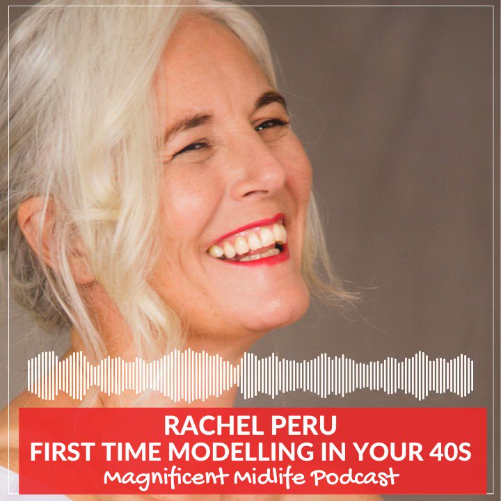 A throwback to when I interviewed the very fabulous @rachel_peru
 who became a silver-haired, plus-size model in her 40s. She's proudly waving the flag in fashion and beauty for us older women.  Listen here: https://t.co/ym15SZLJW8 #silverhair #curvemodel #midlife https://t.co/FPqQrE6xDD