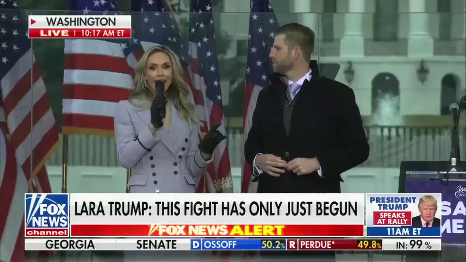 Fox aired live Trump\s attempted coup rally singing Happy Birthday to Eric Trump 

The news, folks 