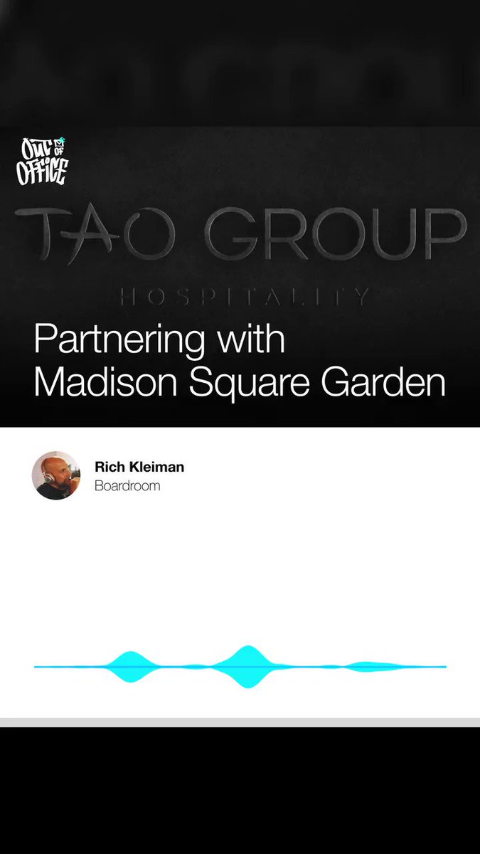 NEW #OutofOffice: TAO Group co-founderĀ @JasonStrauss joinsĀ @richkleiman to discuss his hospitality business w/Noah Tepperberg, how launching Marquee in NYC changed the industry, & the future of their partnership with MSG. Listen/subscribe šļø:Ā https://t.co/fTysZTjDrZ https://t.co/43v9FcJIp4