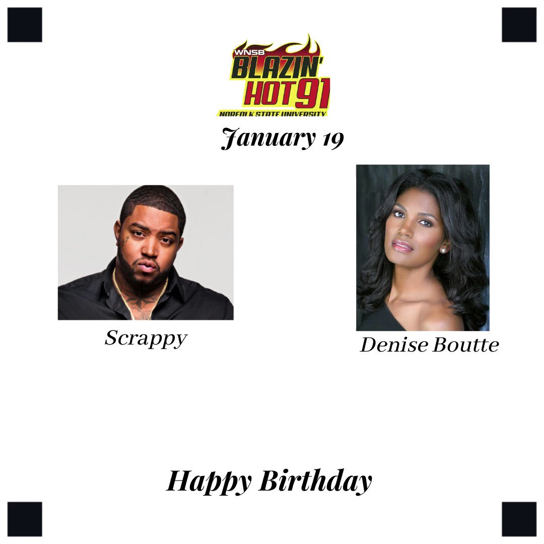 Happy Blazin\ Hot birthday to Scrappy & Denise Boutte    