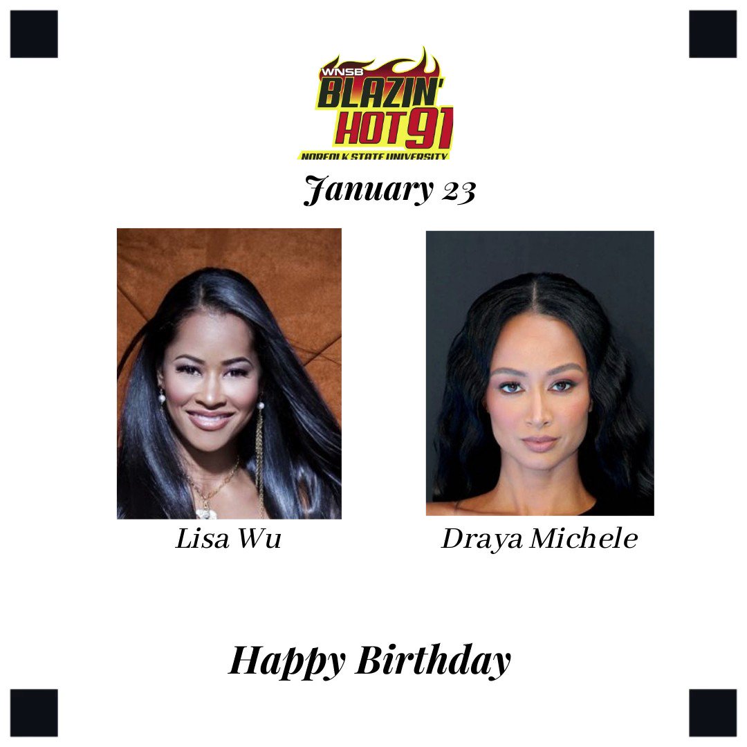 Happy Blazin\ Hot birthday to Lisa Wu & Draya Michele    