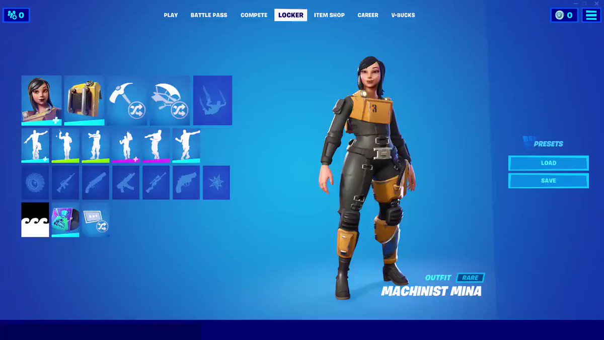 Fnassist News Leaks Fortnite Upcoming Save The World Pack Showcase Of Machinist Mina And The Tankbuilt Loader Backbling From The Next Save The World Pack Releasing Soon T Co P7wzelwg3c Fnassist News Leaks Fortnite Upcoming Save The World Pack Showcase Of Machinist Mina And The Tankbuilt Loader Backbling From The Next Save The World Pack Releasing Soon T Co P7wzelwg3c