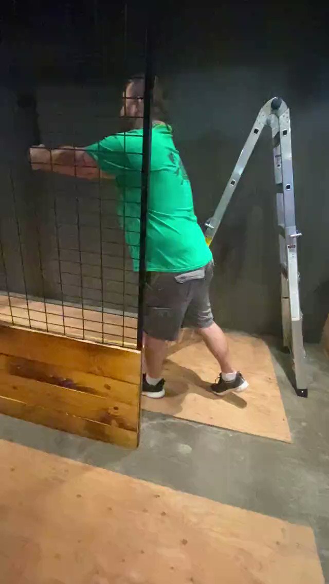 Training down at Corner 14  with David Tate (A.K.A Thor) our O.G. Axe Marshall and Manager. 
Pro Tip: take your rubber sheath off the axe before you throw... 
#corner14 #axethrowing #thor #oregoncity https://t.co/wr40L2ueiw
