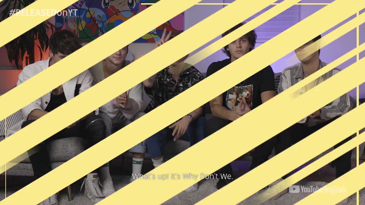 Come hang out with @whydontwemusic and hear about their new music on this week's #RELEASEDonYT! Set a reminder to tune in on Thursday at 11:45pm ET → https://t.co/Zm6pX0PnMq https://t.co/UdOF25msYV