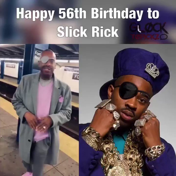 Happy Birthday to the legend Slick Rick 