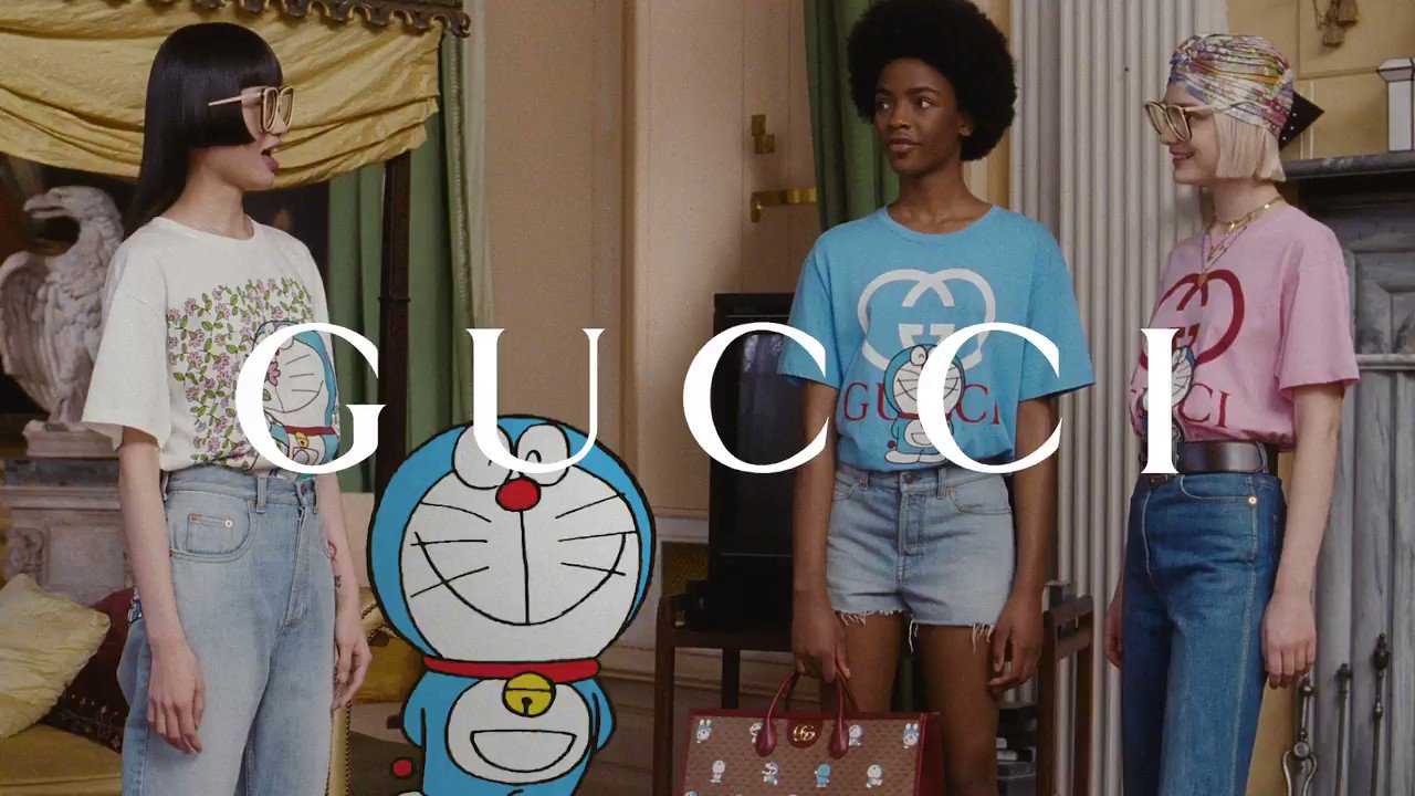 GUCCI ドラえもん　コラボTシャツ GUCCI 【新品未使用】グッチ ドラえもんコラボ 半袖Tシャツ