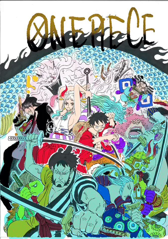 Anime Digital Network Petit Tuto D Illustration De Couverture Pour Onepiece Par Eiichiro Oda One Piece C Est Chaque Lundi A 22h35 Sur Adn Twitter