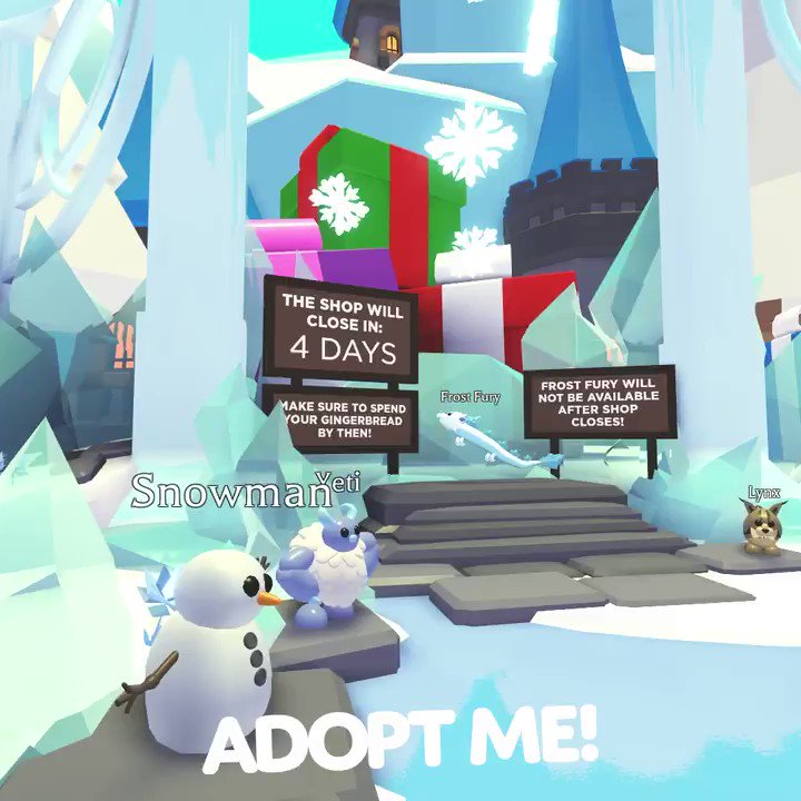 Adopt Me! on X: ❄️ Winter Sale is coming tomorrow! ❄️🐼 🕗8AM PT 🕚11AM ET  🕓4PM GMT (google '8AM PT local time' to find out what time it'll be for  you!)  /