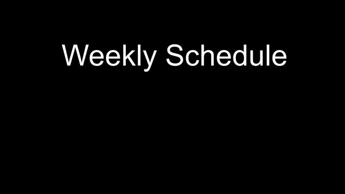 The Weekly Schedule I made got the pending review status instandly on PornHub🙄at least I can post it