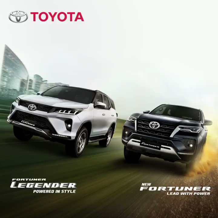 The power to book the powerful new Legender and Fortuner is now at your fingertips. Just tap on the link below and follow the easy steps.
E-book now! Visit https://t.co/0BFxesNyUY
#PoweredInStyle #LeadWithPower #NewFortuner #Legender #Toyota #ToyotaIndia https://t.co/CKjJi5bkAg