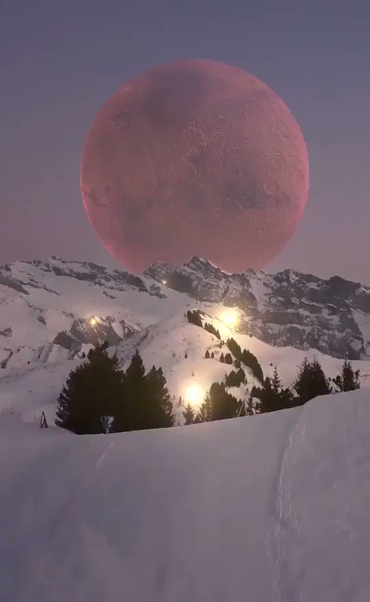 RT @Gabriele_Corno: A magnificent view of the moon in the Alps at 4800 meters https://t.co/MCzGuBKtbc
