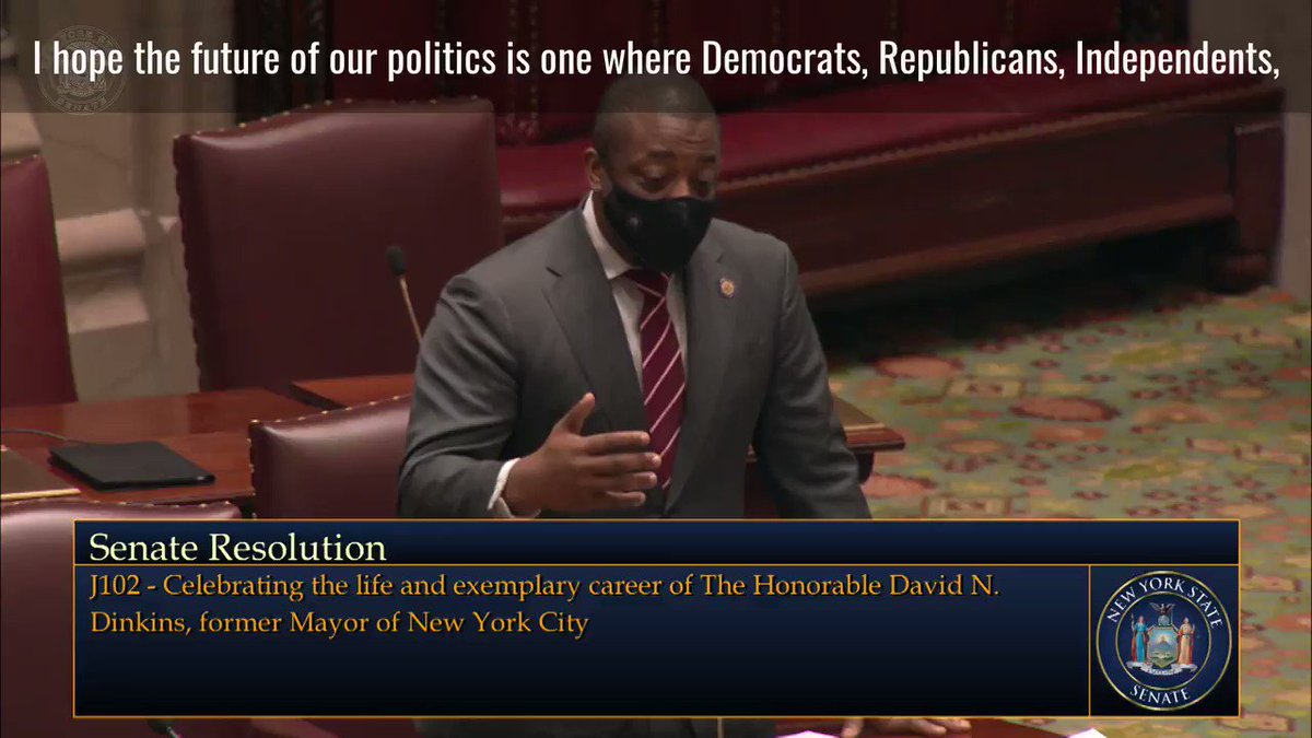 No better time to honor the legacy of NYC's only Black mayor David Dinkins on the Senate floor than today, while the first Black vice president was being sworn in simultaneously.
I'm proud to have sponsored this resolution. https://t.co/NCBXo5Zjs4