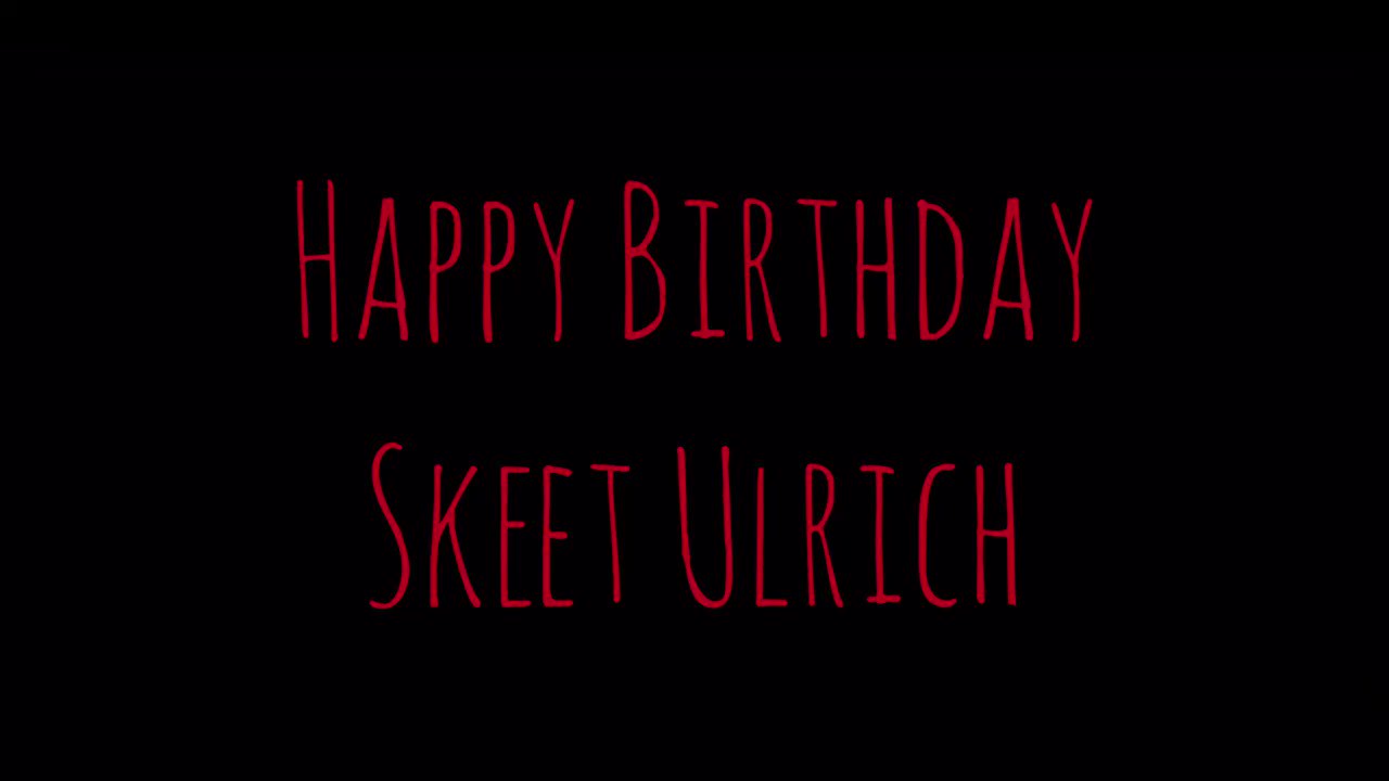 Happy Birthday Skeet Ulrich       