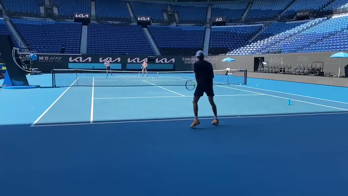 How good being back on this court πππ Iβve missed you @AustralianOpen π https://t.co/BMqNwl9y0u