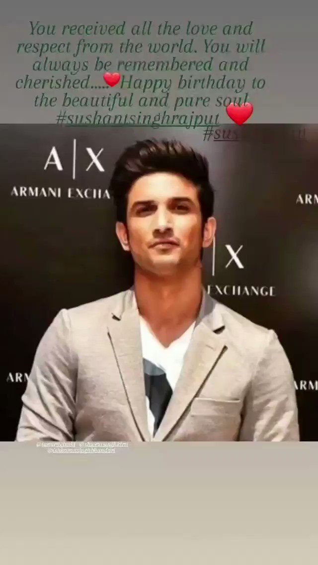 Happy 35th birthday dear Sushant Singh Rajput 