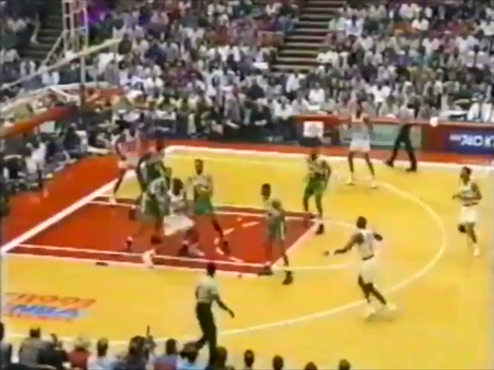 Happy 58th Birthday, Hakeem Olajuwon! 1993 NBA Playoffs
Rockets vs. Sonics, Game 3
 