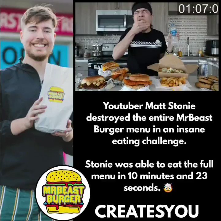 MrBeast Paid Customers to Eat at “MrBeast Burger” Restaurant - CREATESYOU