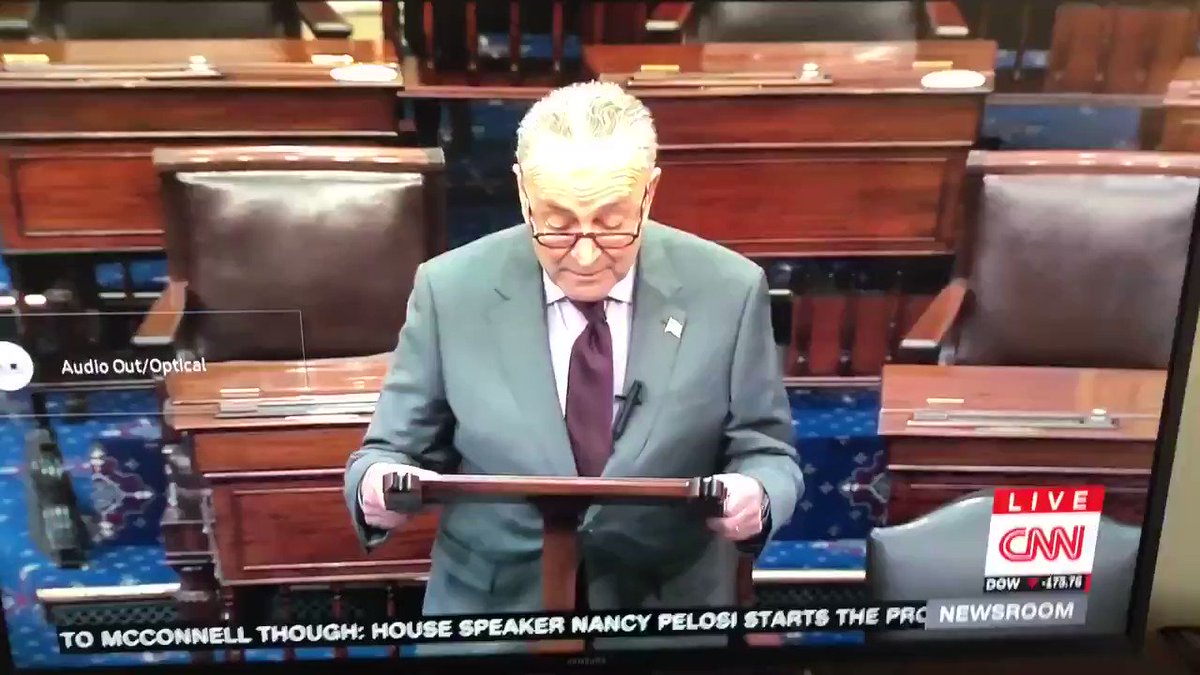 RT @LevineJonathan: WATCH: Chuck Schumer accuses Donald Trump of inciting an