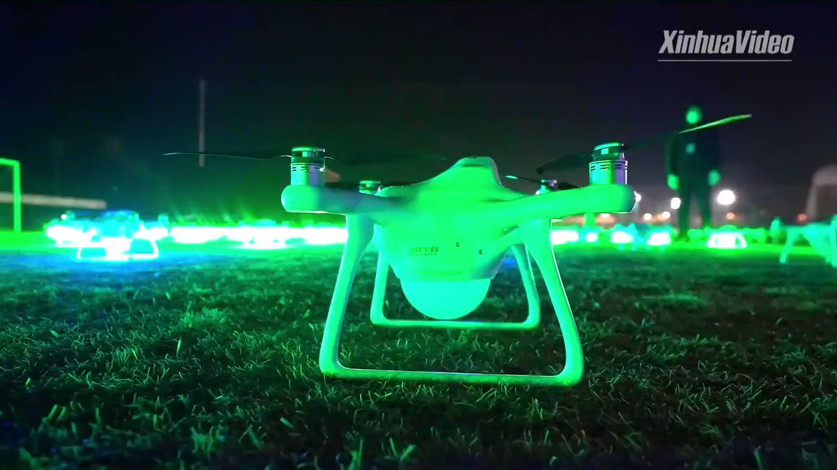 A new #Guinness World Record was set in North China's Tianjin for the longest animation performed by unmanned aerial vehicles (UAVs). https://t.co/l8GSGdkqQ1