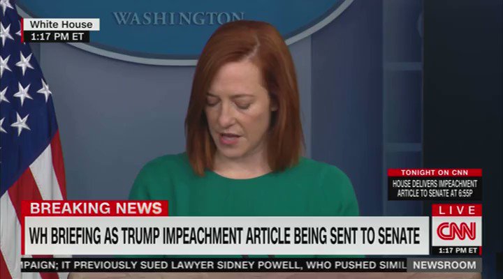 .@PressSec says that the Biden admin will not rollback travel restrictions implemented by the previous admin for the UK, Ireland, Brazil, and South Africa:
"This isn't the time to be lifting restrictions on international travel." https://t.co/1fNs996a3H