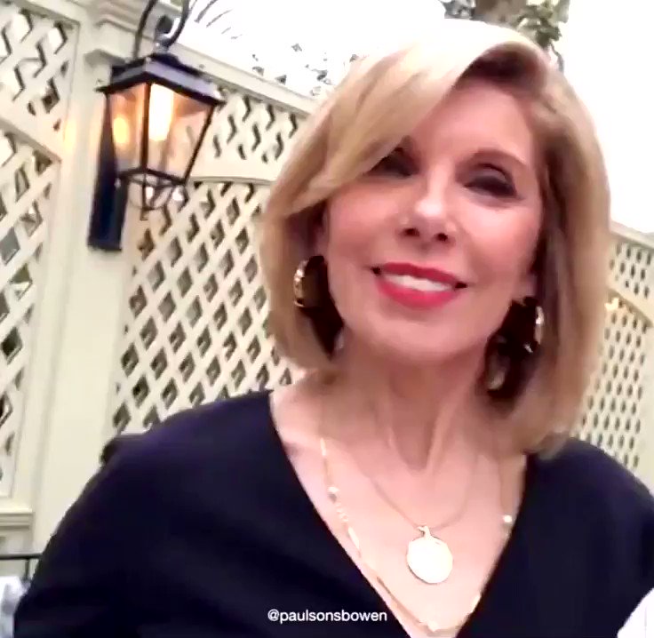 Happy birthday to the incredible christine baranski 