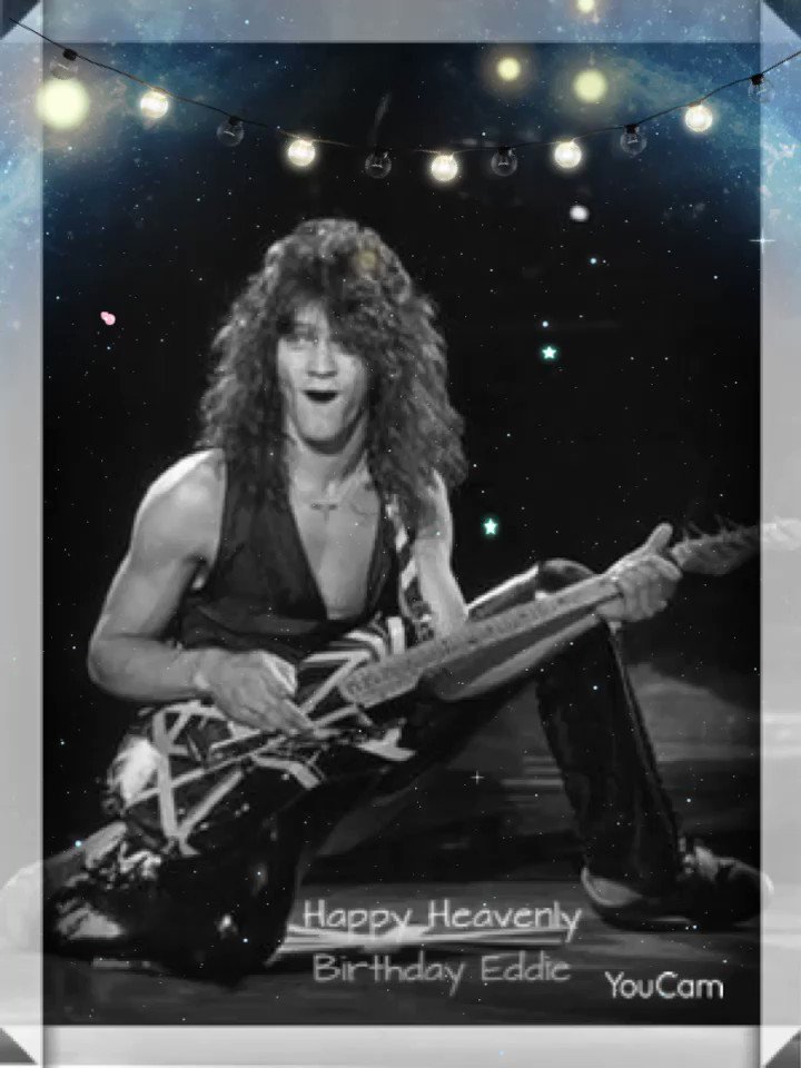 Happy Heavenly Birthday Eddie Van Halen !! Your fans miss you dearly!!      