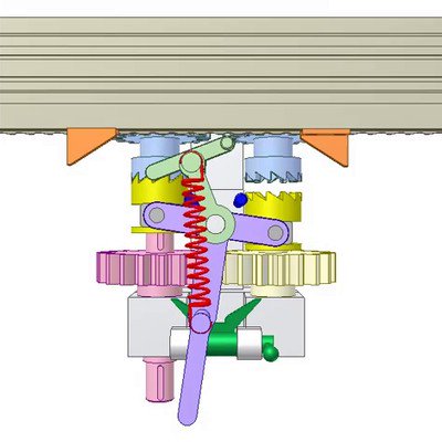 Gear-Rack Drive for Auto Reversing Linear Motion