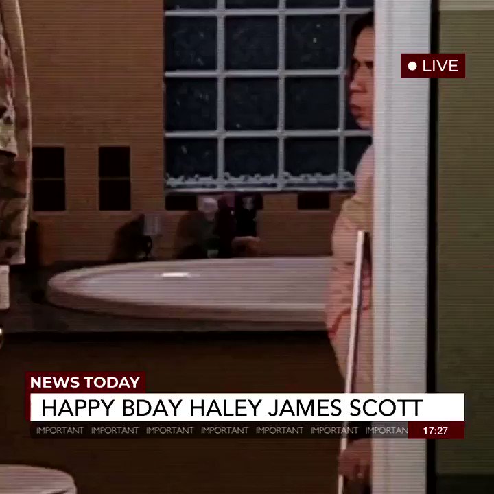 Happy bday haley james scott 