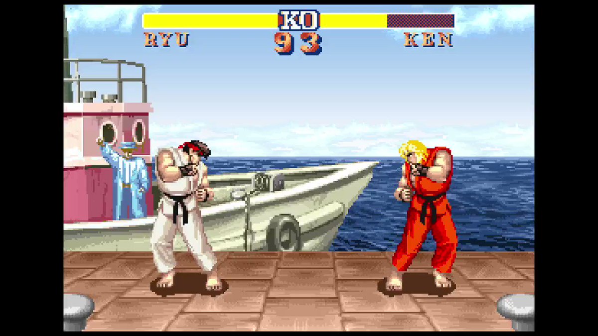 Street Fighter II Turbo (Arcade) Ryu run-through (60FPS) 