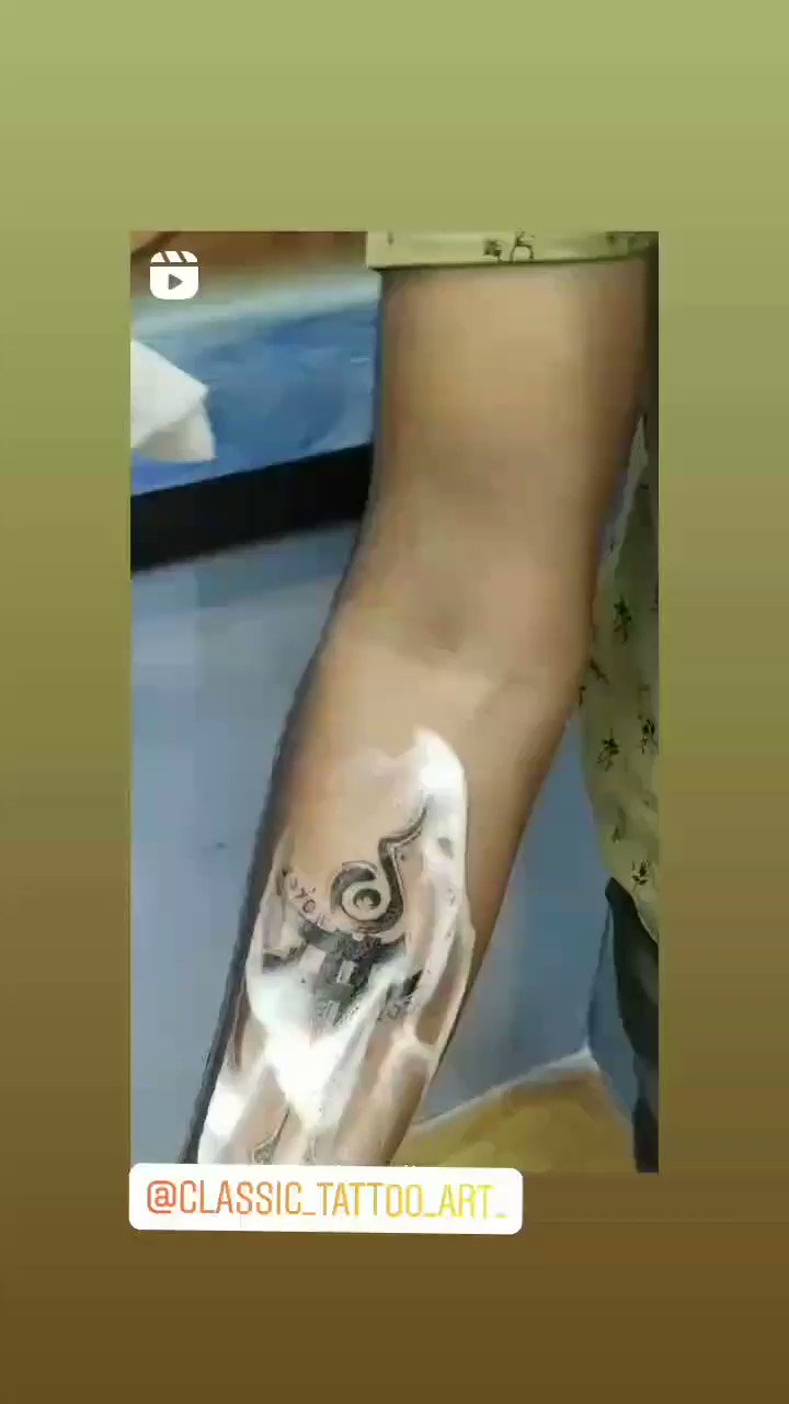 The VDs Tattoo and Art Studio - #rushi 🤴🏻 . . #font #boy #lasalgaon  #uniqe #band #trendingtattoo #inked #reels #trendingreels #trend #ig #tattoo  #tattoolife #tattooartwork #tattooshop #thevds_tattoo #girl #inkaddict  #instagram #tattoolovers #tattoos #