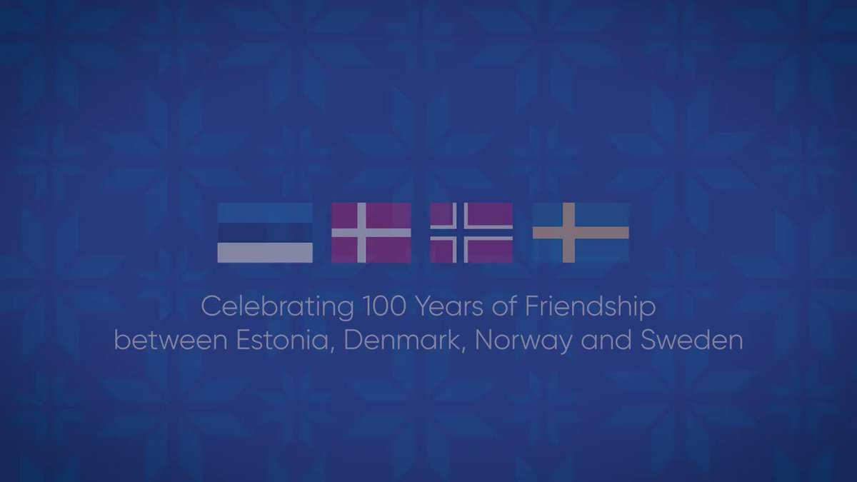 Today we celebrate 100 years of diplomatic relations between 🇪🇪Estonia, 🇩🇰Denmark, 🇳🇴Norway and 🇸🇪Sweden. Our countries share a long history and a promising future. Thank you @SwedishPM @erna_solberg & Mette Frederiksen for joining us in this celebration! https://t.co/yFDsnRbKSF