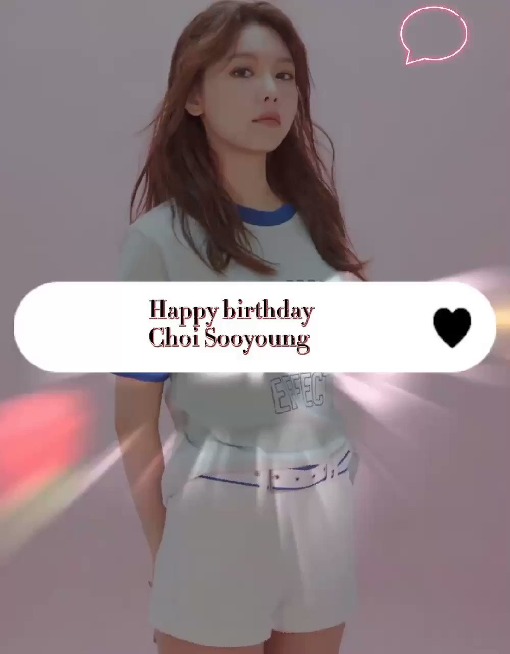 Happy birthday Choi Sooyoung RunOnWithSooyoungDay 