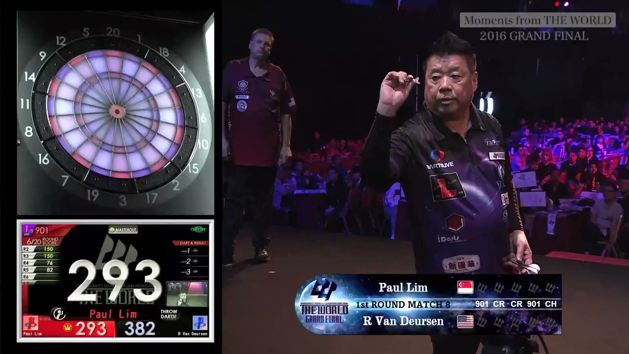 ダーツライブ公式 Moments From The World ポール リム Vs ランディ ヴァン デルセン T Co 0byfc0uomw で公開スタート 16年のgrand Finalで魅せた圧巻の戦い 01ゲームで好調さを見せる ポール選手とクリケットスタッツ7 を叩き出した