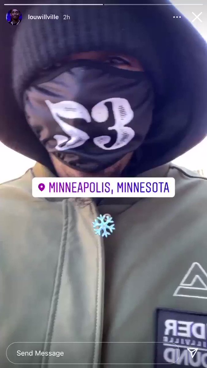 RT @FlyByKnite: Don't think Lou Williams is a fan of Minnesota weather. https://t.co/Mu3kFx5Ait