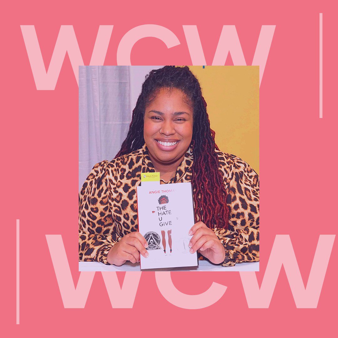 This weeks #wcw is @angiecthomas 
Angie Thomas was born, raised, and still lives in Jackson, Mississippi. A former teen rapper, she holds a BFA in creative writing from Belhaven. Her award-winning, acclaimed debut novel, The Hate U Give, is a #1 New York Times bestseller. https://t.co/91GOS4dMWB