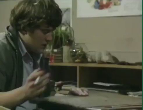 Happy Birthday to actor Brian Capron. Seen here as Mr Hopwood in Grange Hill handing out some tough justice to Alan. 