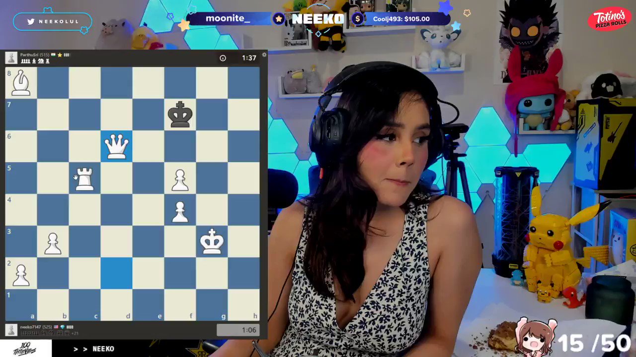 Chess.com on X: ♔ @neekolul perfectly demonstrating the emotions of having  a winning position and ending in stalemate. ♛ @neekolul vs @Sardoche_Lol is  the first match of PogChamps 3 presented by @GRIP6_