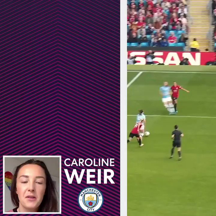 "I just remember thinking don't hit this over the bar, because it was into the United end!" 

@itscarolineweir reflects on scoring the winner in the first-ever #BarclaysFAWSL Manchester derby last season 💥