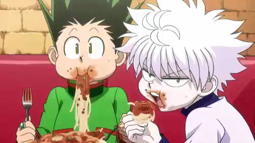 Gon defende Killua do irmão, Hunter x Hunter