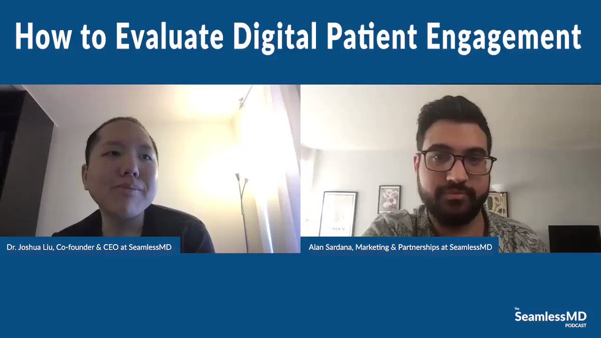 NEW episode is up!
"How to Evaluate Digital #PatientEngagement"
Show notes: https://t.co/npshKKJdsx
Apple Podcasts: https://t.co/8xr0IzC9uE
Spotify: https://t.co/00MZtREVVa
YouTube: https://t.co/bY0B7wvzqH
Enjoy!
#podcast #virtualcare #mHealth #remotemonitoring https://t.co/Xb6ldh9388