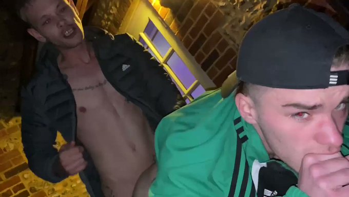 Aggressively pounding his tight boy hole!!! ? Breeding his arse until my bareback dick explodes with