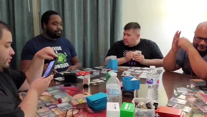 Playing some #mtg with friends. #gaymer #cardgames #mtgcommunity #magicthegathering #gamerlife 
Full