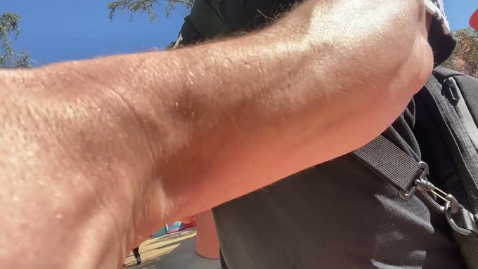 Just a flasher... he trying to be a good boy. For now?? @Tarzan_TopXXXL https://t.co/RXEknJyvLJ