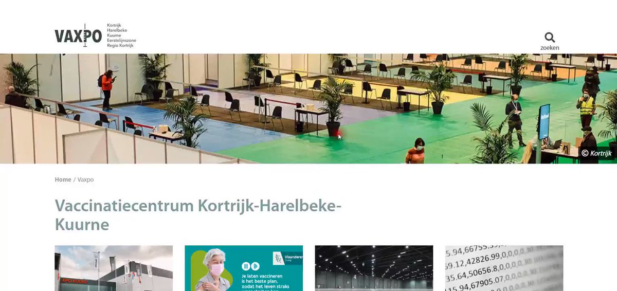 De website https://t.co/GT0q7iRPVG staat online. In het luik 'veelgestelde vragen' staat alle informatie gebundeld.
#VAXPO #vaccinatiecentrum #Kortrijk #coronavirus https://t.co/j8lvr6OspU
