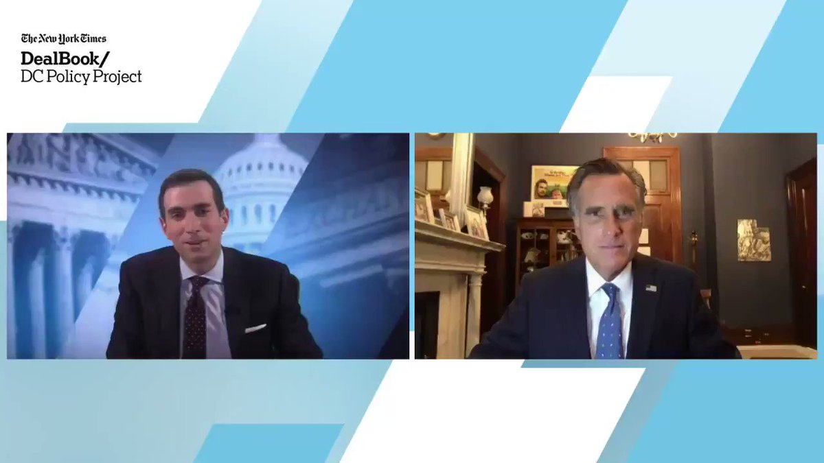 “I believe they each voted their conscience as I did. And there’s, I think, a great deal of mutual respect within our caucus and our conference,” Senator Mitt Romney on his colleagues’ impeachment votes, at the DealBook DC Policy Project #DealBookDC https://t.co/6DwHoTjTre https://t.co/F6cfs3oskh