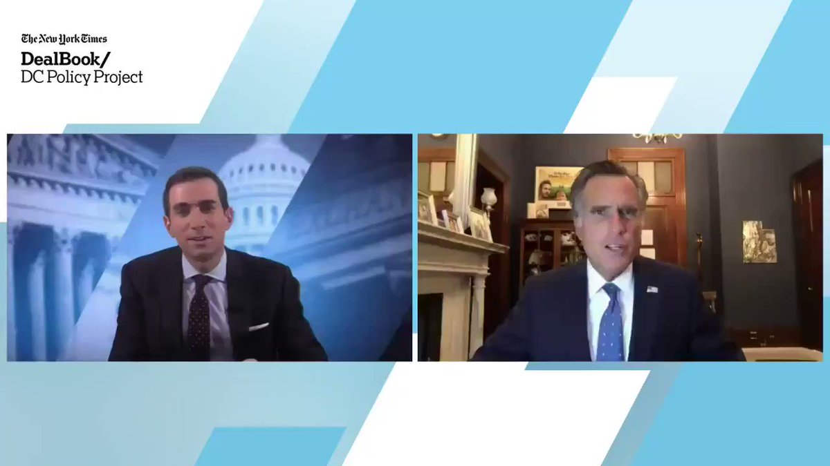 "I’m very, very open to a carbon tax, carbon dividend, where there’s a tax on oil companies and coal companies," Senator Mitt Romney said at the DealBook DC Policy Project. #DealBookDC https://t.co/FnzYgYCqJc dealbook https://t.co/Q7mDOuYUbR
