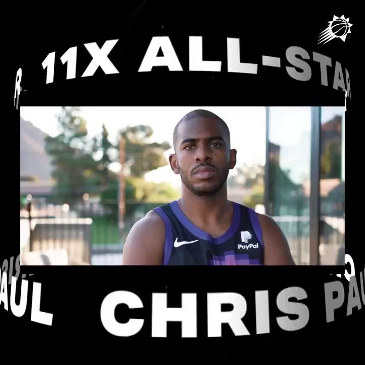 Phoenix Suns (@Suns) on Twitter photo 24/02/2021 00:16:26 An 11x #NBAAllStar! 💯 Congrats, @CP3! An 11x #NBAAllStar! 💯 Congrats, @CP3!