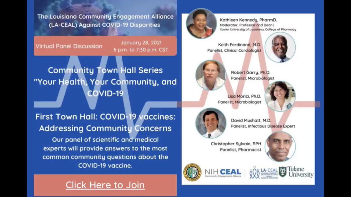 ADDRESSING COVID-19 VACCINE CONCERNS: LA-CEAL Experts Present the Science
#haltcovidla #COVIDVaccine #COVID19
Concern: The COVID-19 vaccine contains microchips to control us.
Expert Answer: https://t.co/GSpJVmacqg