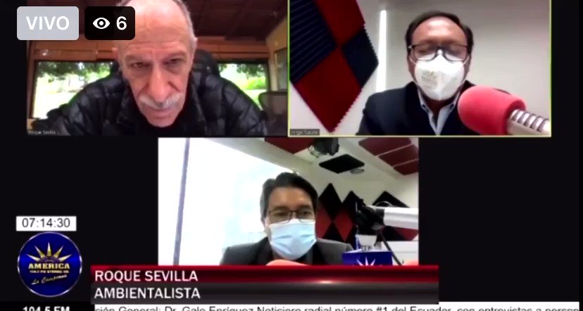 .@SevillaRoque “En la práctica, lo único que se afectaría es el 3,8 % de la pesca actual ecuatoriana. Que al final, en 3 o 4 años con la protección de la reserva se podrá pescar de nuevo en cantidades mayores” 🔽 @OnaJorge @RamiroDiaz64 @longogalo https://t.co/iwkaiEWAzk